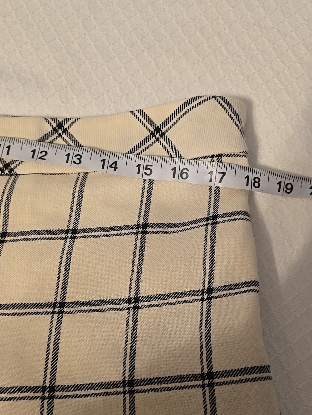 🐑Vnt  Pendleton Wool Windowpane Plaid Lined Pants Size 12 Made in USA - Picture 5 of 16